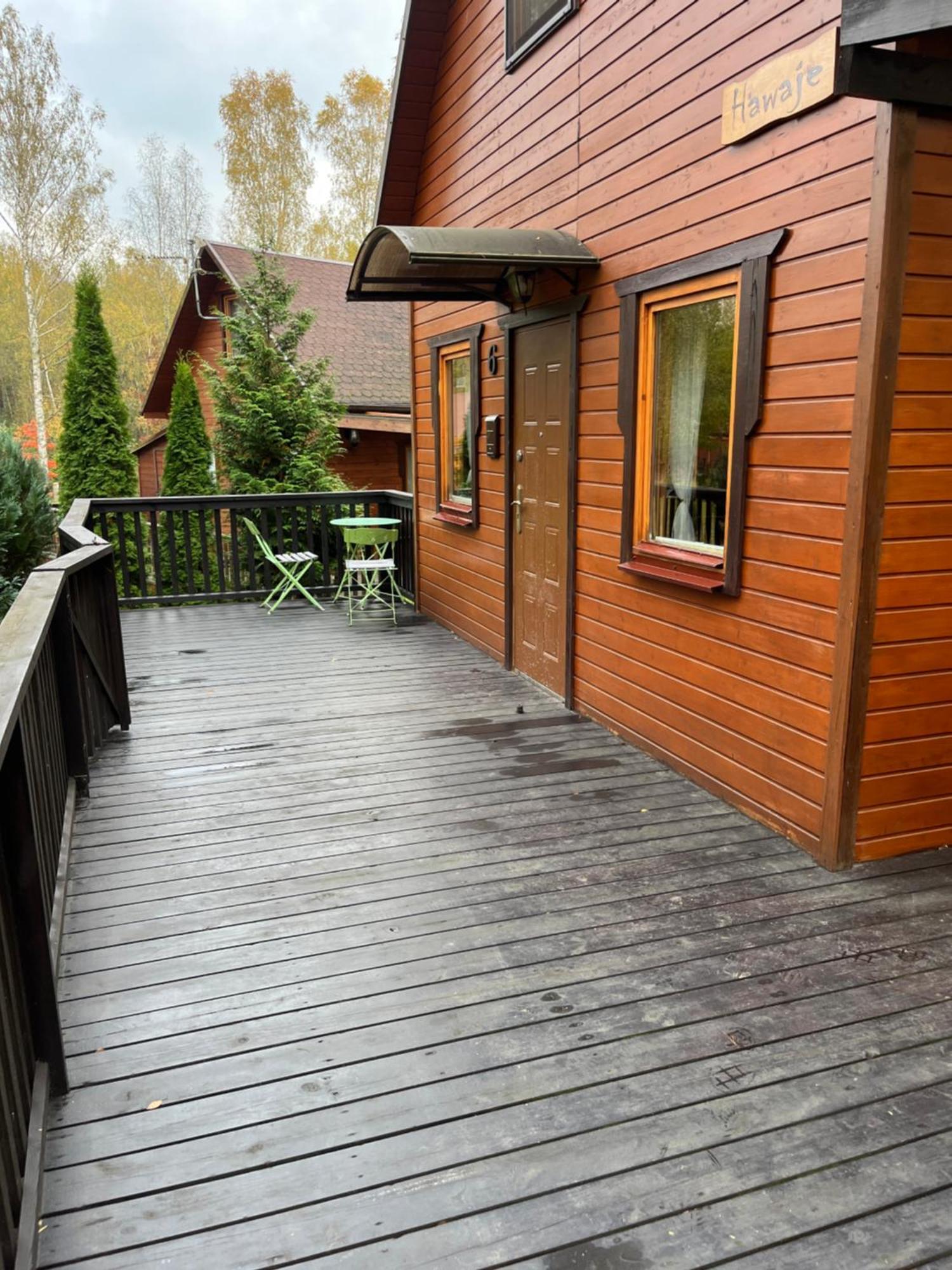 Domek Caloroczny Hawaje Nad Jeziorem Kazub Cieciorka Luaran gambar